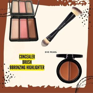 Eve Pearl Makeup Set (Concealer, Bronzing Highlighter & Brush)
